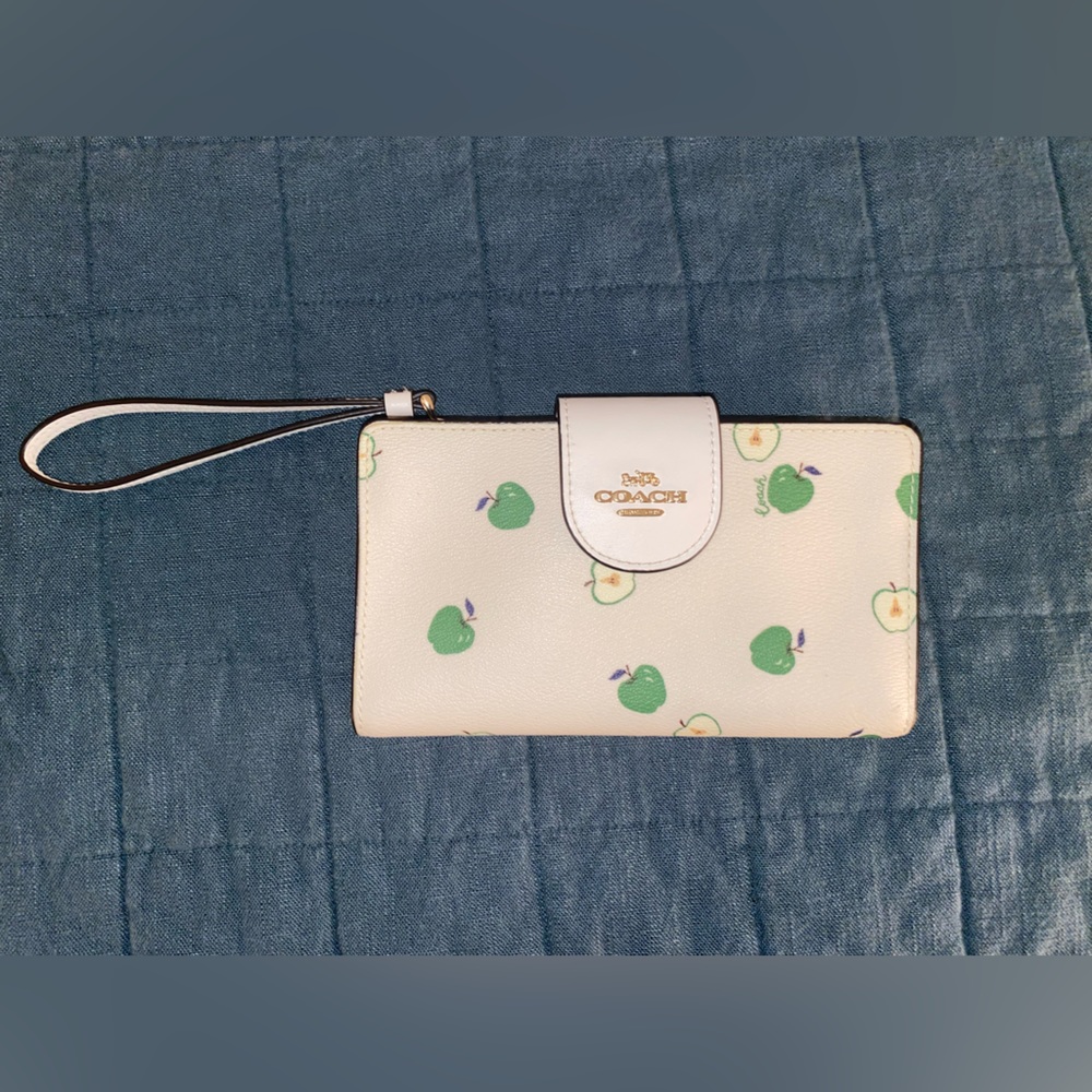 Coach Apple Wristlet/Clutch
